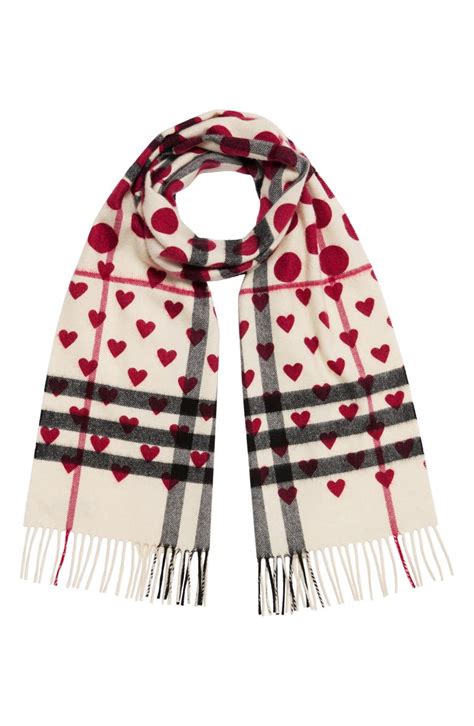 burberry scarf hearts|burberry heart scarf nordstrom.